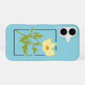 Funda de móvil, carcasa diseño flor monterón iPhone 16ケース (裏面横)