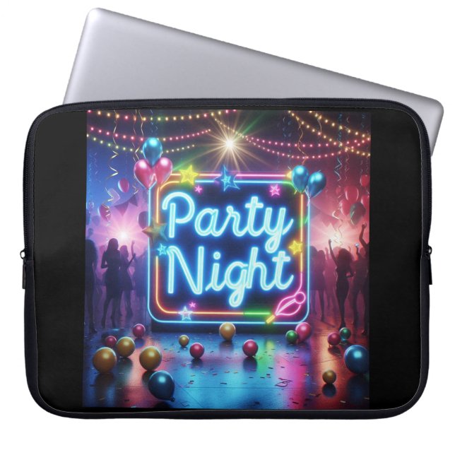 Funda de Portatil Party Night. ラップトップスリーブ (正面)