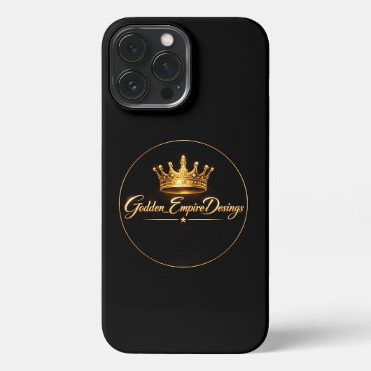 funda diseño dorado iPhoneケース (裏面)