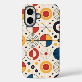 Funda diseño geométrico iPhone 16ケース