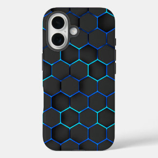 Funda futurista, cyber 3d iPhone 16ケース