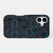 Funda futurista, cyber 3d iPhone 16ケース (裏面横)