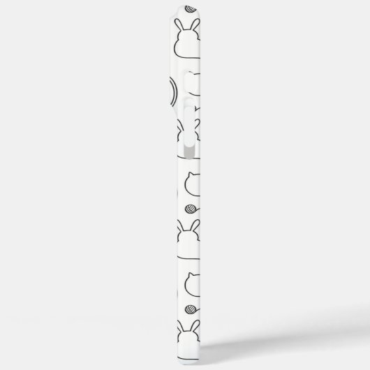 Funda gatuna con escritos Case-Mate iPhoneケース (裏面 / 左)