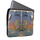 Funda Laptop 13" Neopreno León Rugiendo Papcut ラップトップスリーブ (正面右)