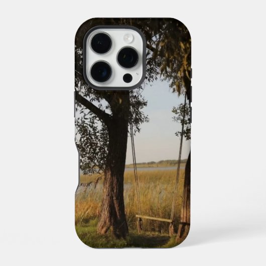 Funda naturaleza relajante iPhoneケース (裏面)