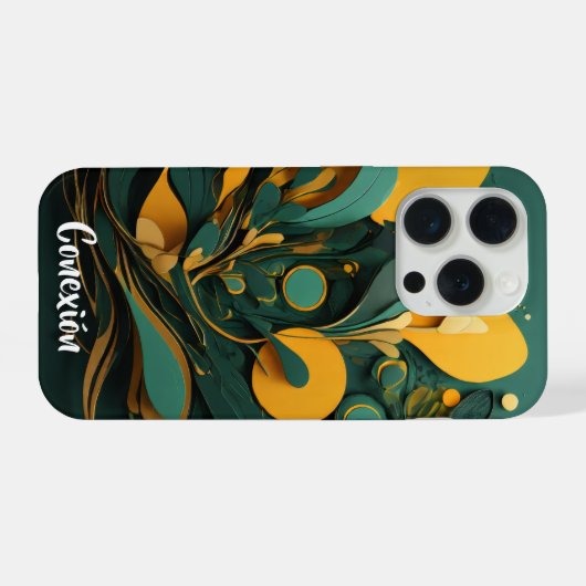 Funda para Celular Arte Biodiversidad Viva Conexió iPhoneケース (裏面横)