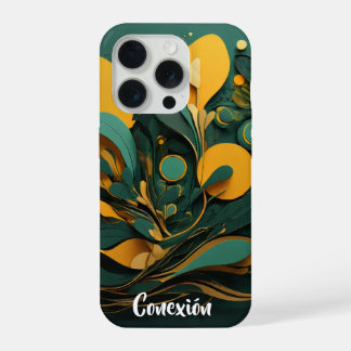Funda para Celular Arte Biodiversidad Viva Conexió iPhone 15 Proケース