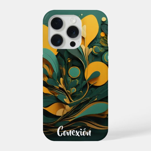 Funda para Celular Arte Biodiversidad Viva Conexió iPhoneケース (裏面)