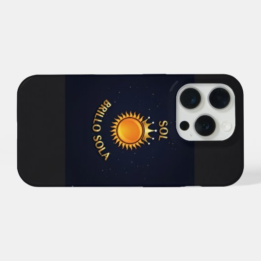 Funda para iPhone 15 Sol Brillo Sola – Protección iPhoneケース (裏面横)