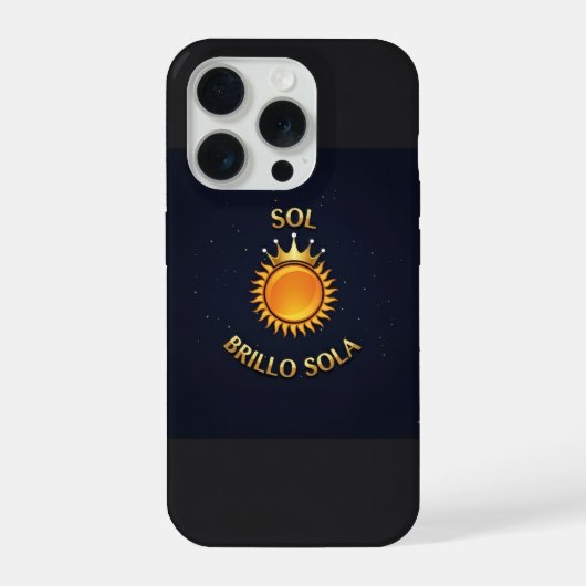 Funda para iPhone 15 Sol Brillo Sola – Protección  iPhoneケース (裏面)