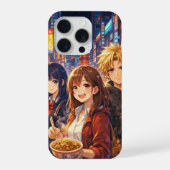 Funda para iPhone Estilo Manga Japonés Neon – Dise iPhoneケース (裏面)