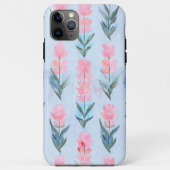 Funda para IPhone floral de tulipanes Case-Mate iPhoneケース (裏面)