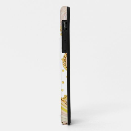 Funda para iPhone / iPad estilo mármol con lunares Case-Mate iPhoneケース (裏面/左)