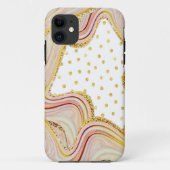 Funda para iPhone / iPad estilo mármol con lunares Case-Mate iPhoneケース (裏面)