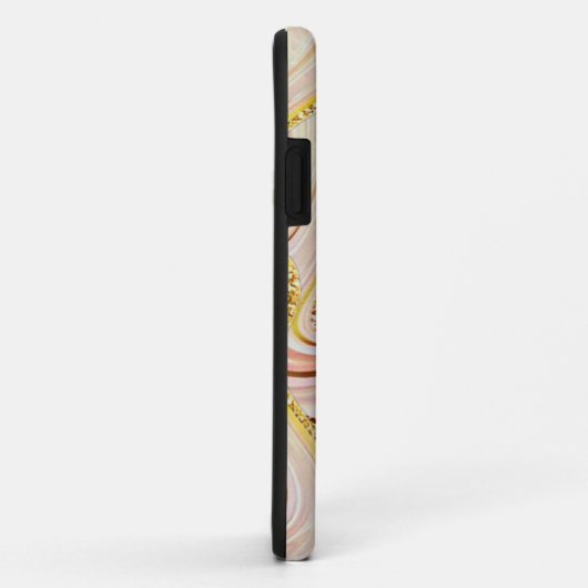 Funda para iPhone / iPad estilo mármol con lunares Case-Mate iPhoneケース (裏面/右)
