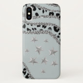 Funda para iPhone / iPad plateada con  leopardo Case-Mate iPhoneケース (裏面)