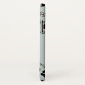 Funda para iPhone / iPad plateada con  leopardo Case-Mate iPhoneケース (裏面/右)