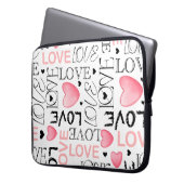 Funda para laptop Romantic Modern ラップトップスリーブ (正面左)
