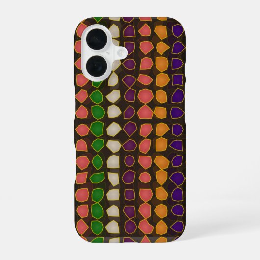 Funda para móvil estilop étnico iPhone 16ケース (裏面)