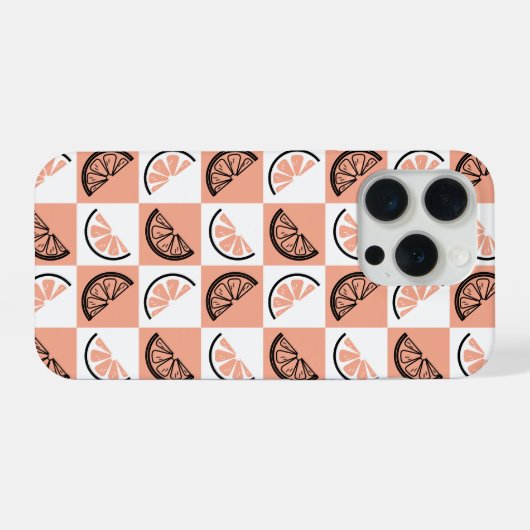 Funda para móvil iphone diseño citricos iPhoneケース (裏面横)