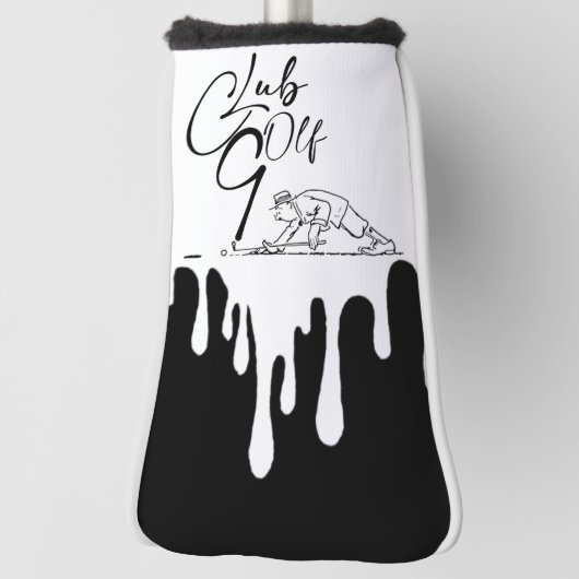 Funda para palo de golf con el golfista gracioso ゴルフヘッドカバー (回転90)