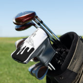 Funda para palo de golf con el golfista gracioso ゴルフヘッドカバー (インサイチュ)