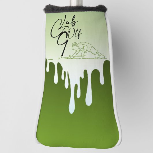 Funda para palo de golf con golfista gracioso ゴルフヘッドカバー (回転90)