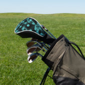 Funda para palo de golf turquesa con negro ゴルフヘッドカバー (インサイチュ)