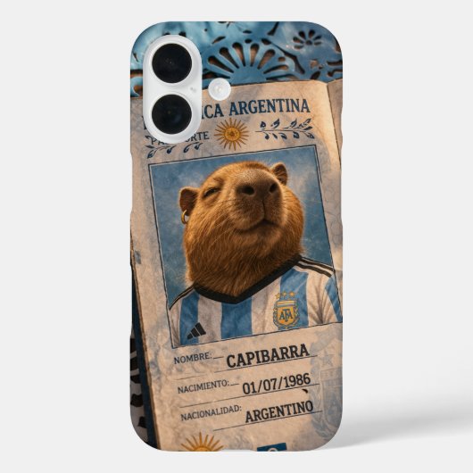Funda Pasaporte Capibarra Case-Mate iPhoneケース (裏面)