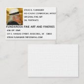 Fundarosaのファインアートの名刺 名刺 (正面/裏面)