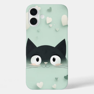 Fundas de gatitos para iPhone iPhone 16 Plusケース