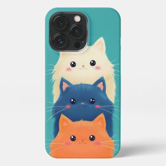 Fundas de gatitos para iPhone iPhoneケース (裏面)