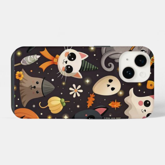 FUNDAS IPHONE 14 DE APLLE,HALLOWEN iPhoneケース (裏面横)