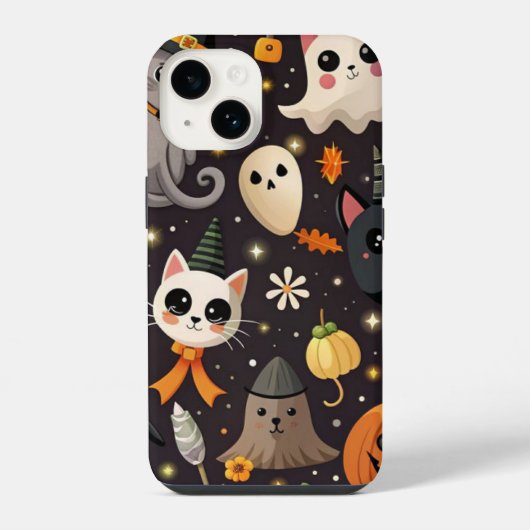 FUNDAS IPHONE 14 DE APLLE,HALLOWEN iPhoneケース (裏面)