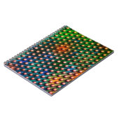 Fundo colorido verde, azul, laranja.サリーンシア？ ノートブック (左側)