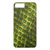 Fundo com imagem verde sob grade douradaって? Case-Mate iPhoneケース (裏面)