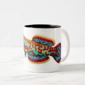 Fundulopanchax Gardneriの卵生メダカのマグ ツートーンマグカップ (正面右)