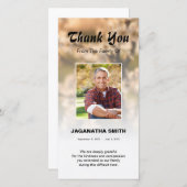 Funeraのサンキューカード サンキューカード (正面/裏面)