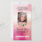 Funeraは写真カード感謝していしています サンキューカード (正面)