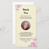 Funera Thank You悔やみや弔慰写真カード サンキューカード (正面/裏面)