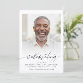 Funeral Celebration of Life Order of Service Photo プログラム (スタンド正面)