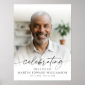 Funeral Celebration of Life Photo Memorial ポスター (正面)