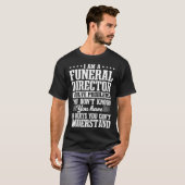 Funeral Director Mortician Undertaker Mortuary Emb Tシャツ (正面フル)