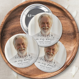 Funeral Forever in Our Hearts Photo Memorial 缶バッジ