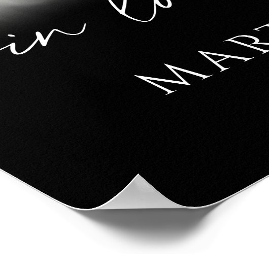 Funeral Forever In Our Hearts Photo Modern Script ポスター (角)