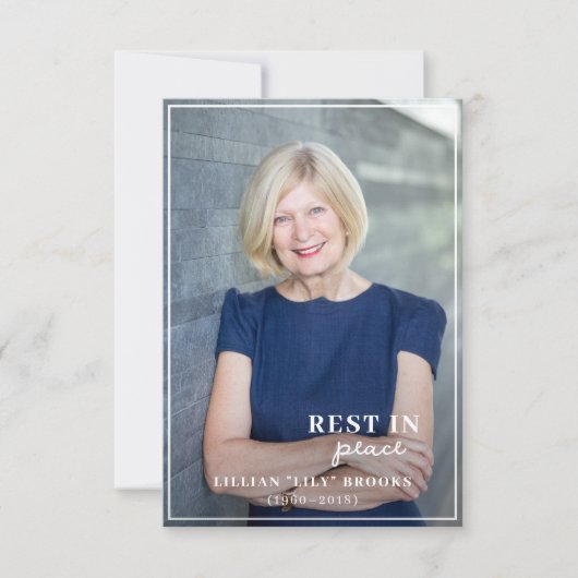 Funeral Full Custom Photo | Sympathy Memorial (正面)