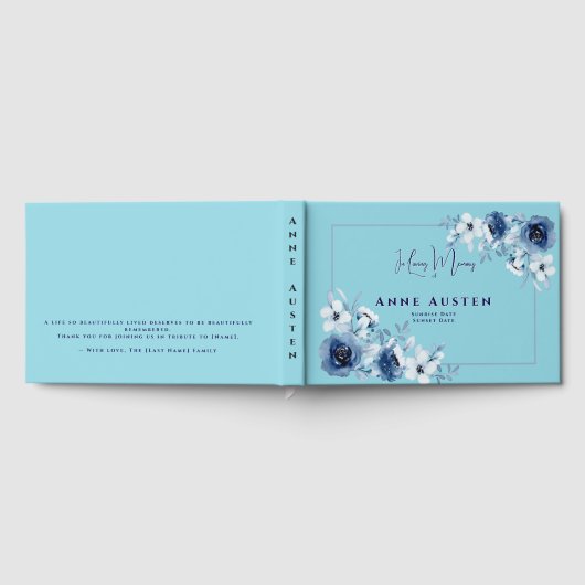 Funeral Guest Book ゲストブック (全面)