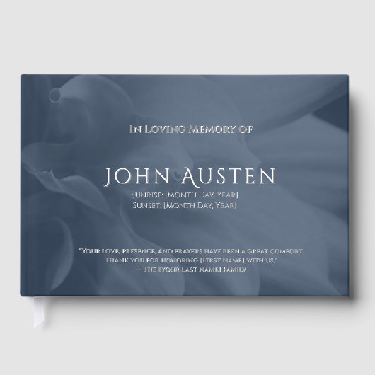 Funeral Guest Book ゲストブック (正面)