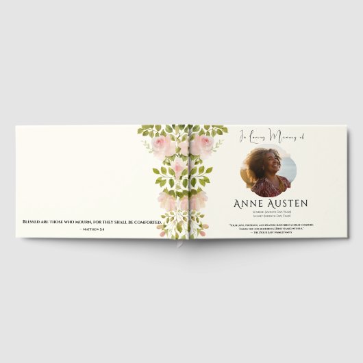 Funeral Guest Book ゲストブック (全面)