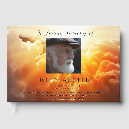 Funeral Guest Book ゲストブック (正面)